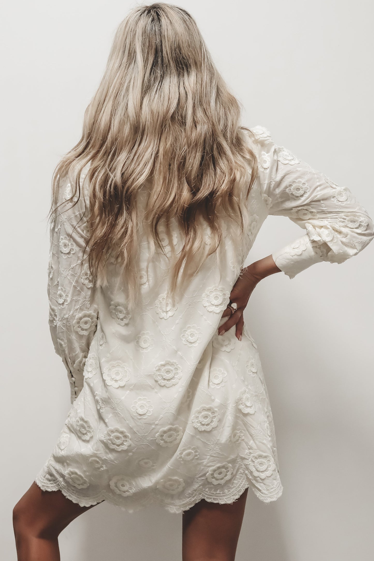 Having A Lovely Afternoon Long Sleeve Dress