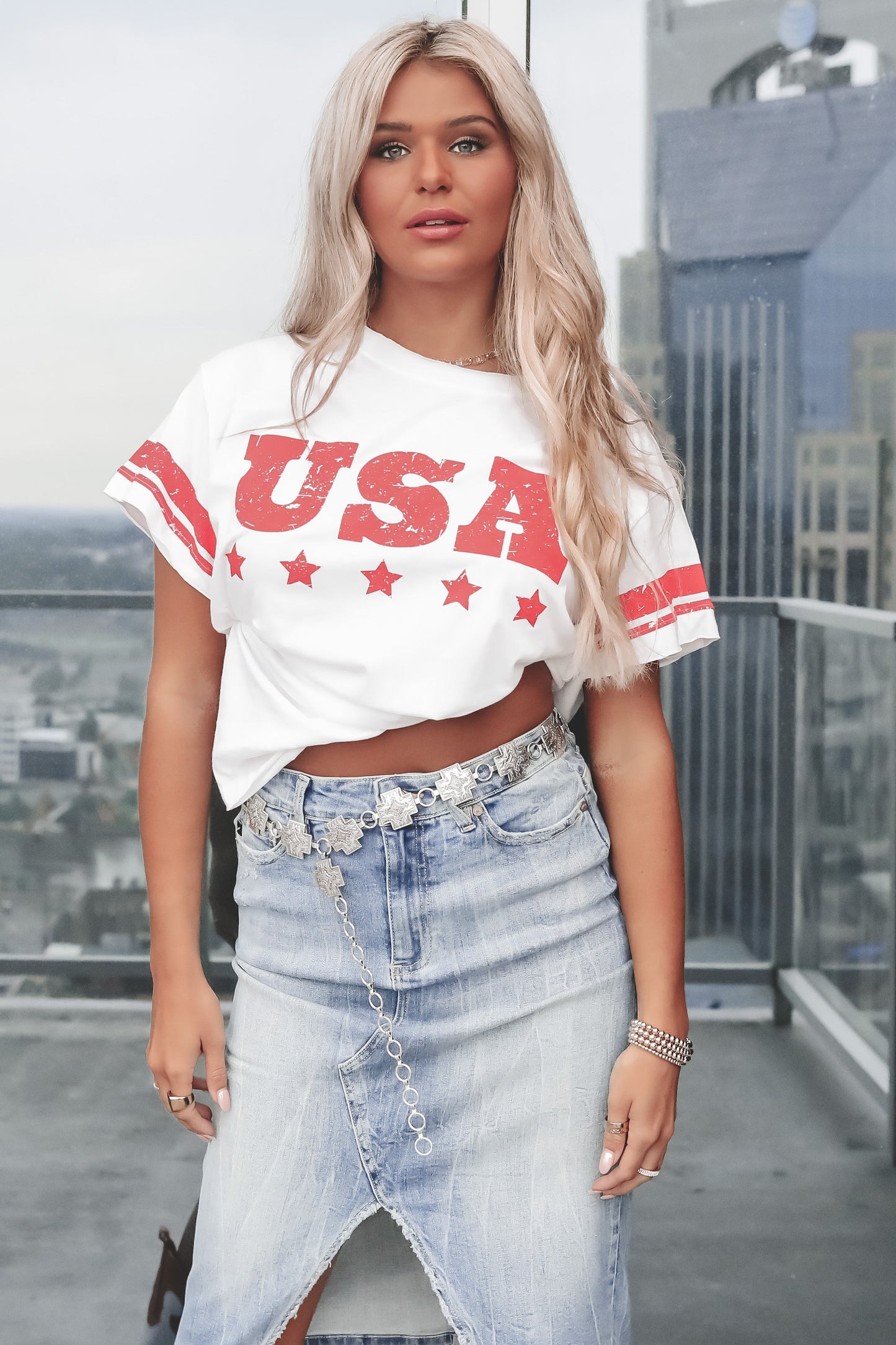SHOW ME YOUR MUMU USA Airport Tee