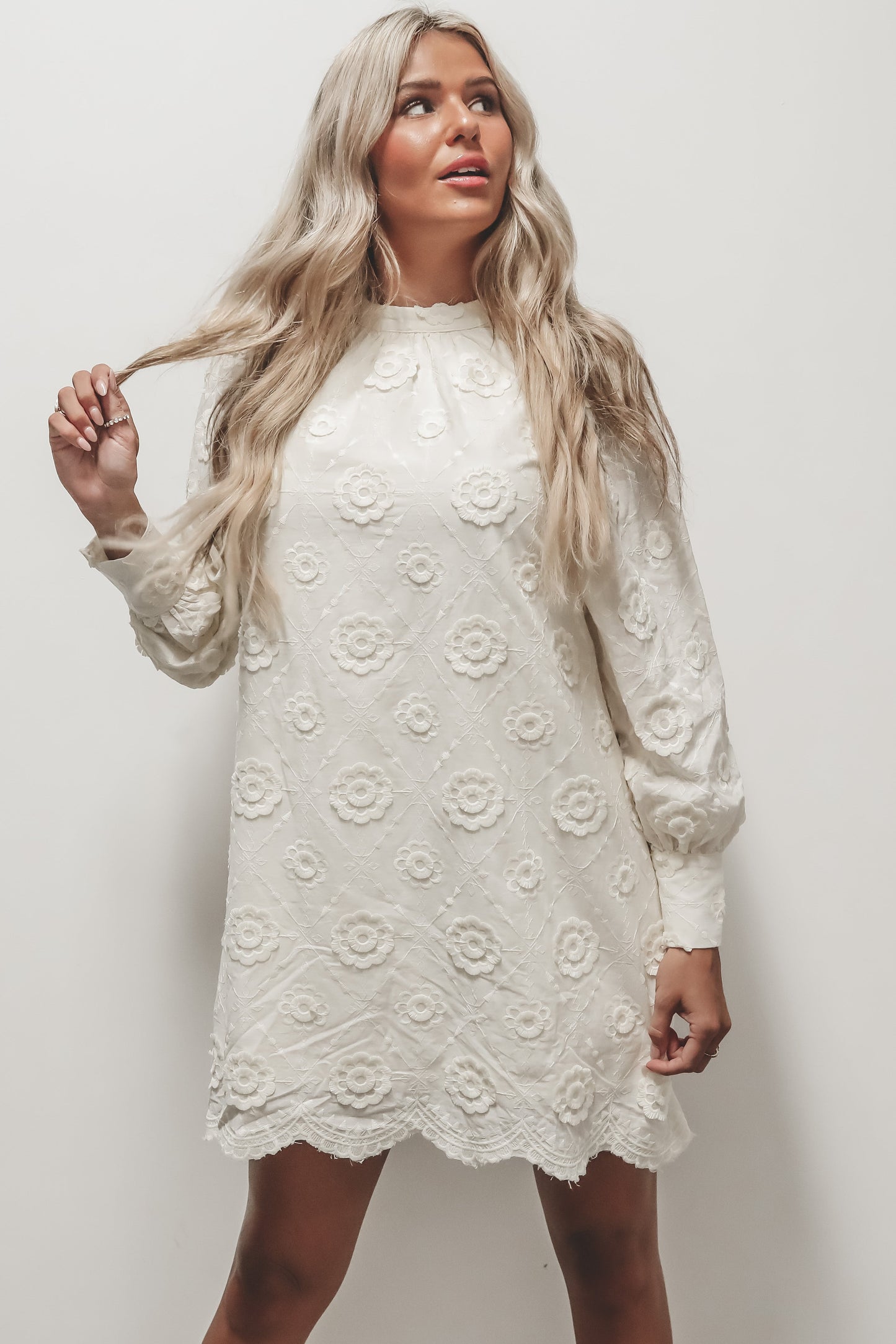 Having A Lovely Afternoon Long Sleeve Dress