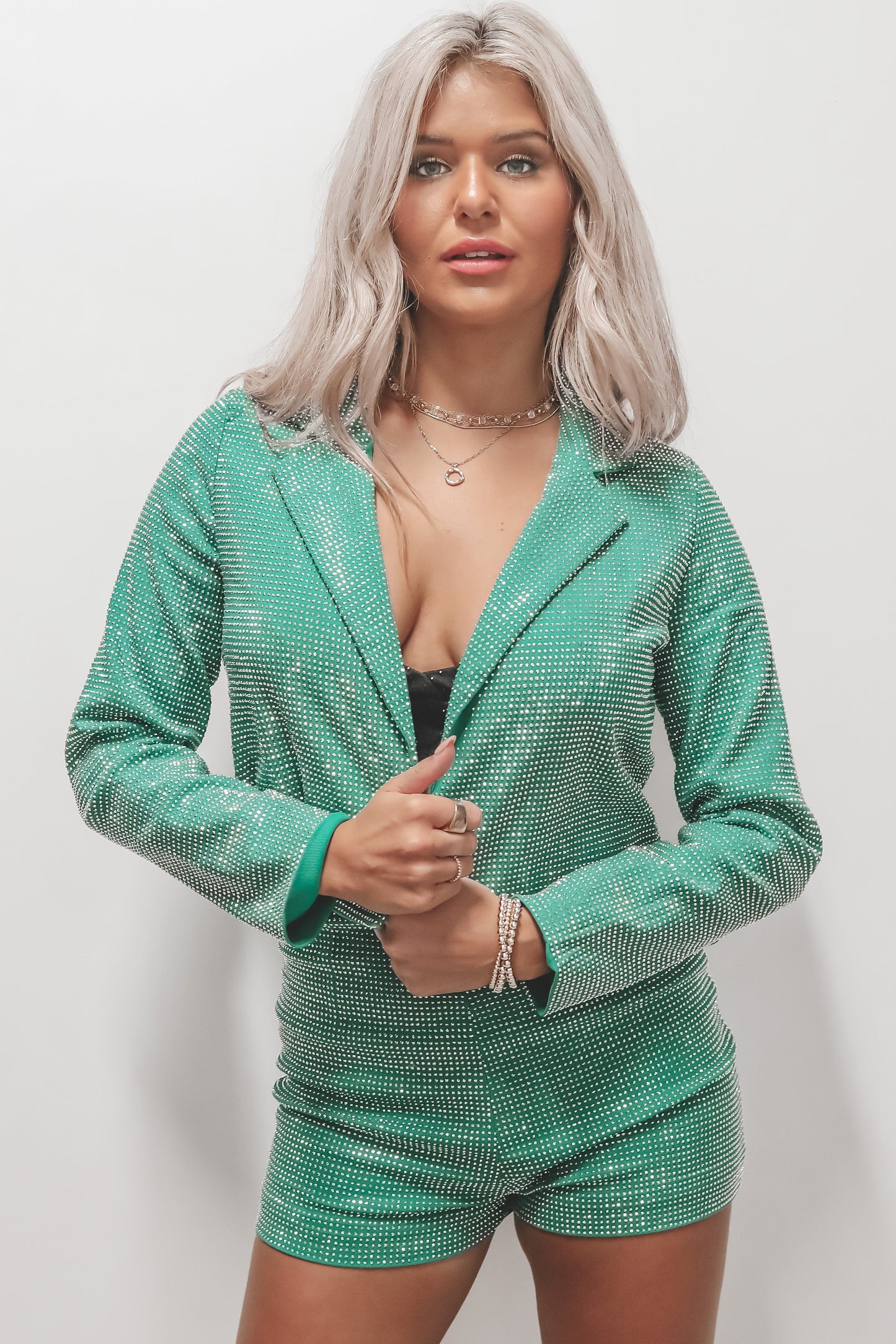 Professional Partier Studded Blazer