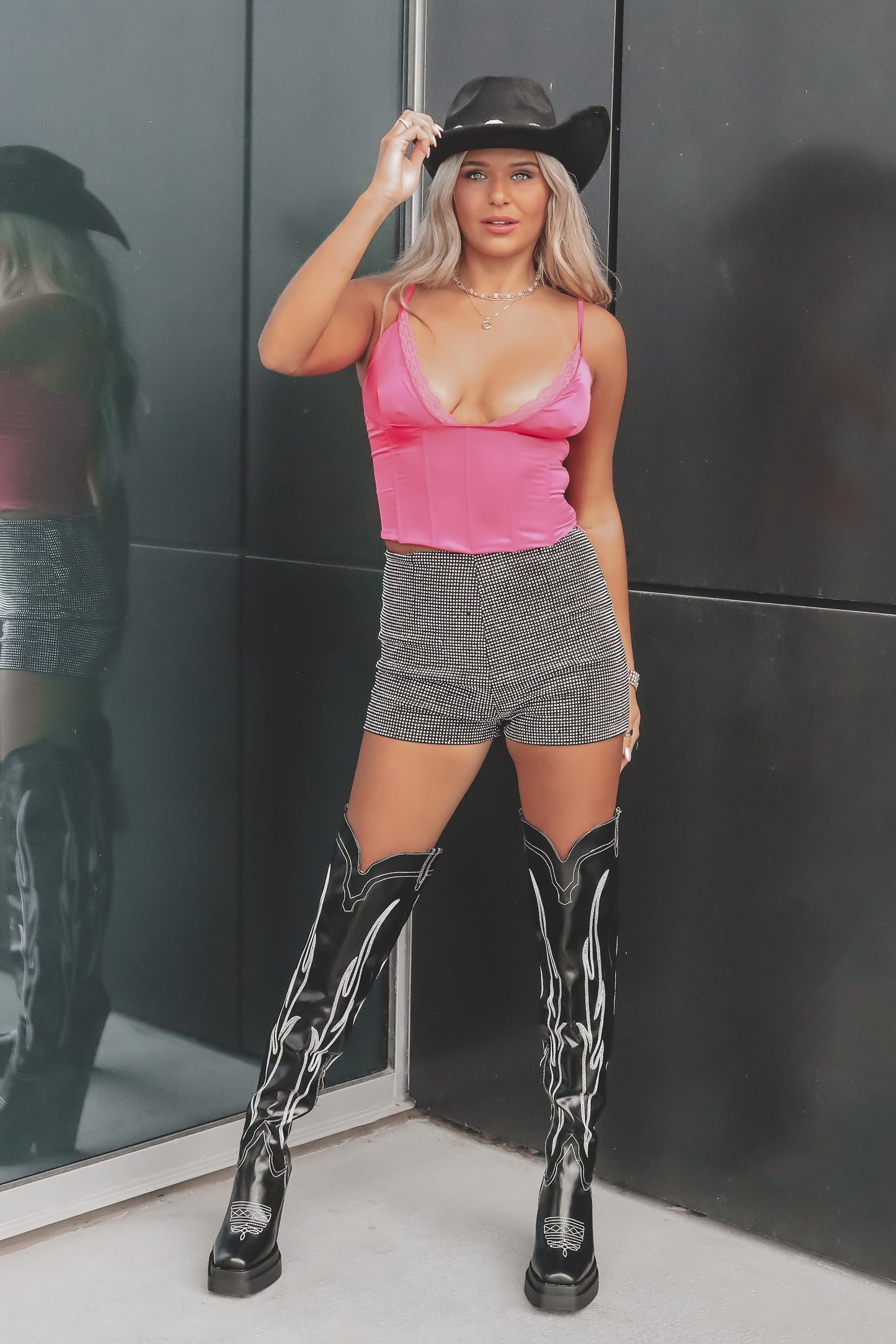 Looking For A Party Hot Pink Top