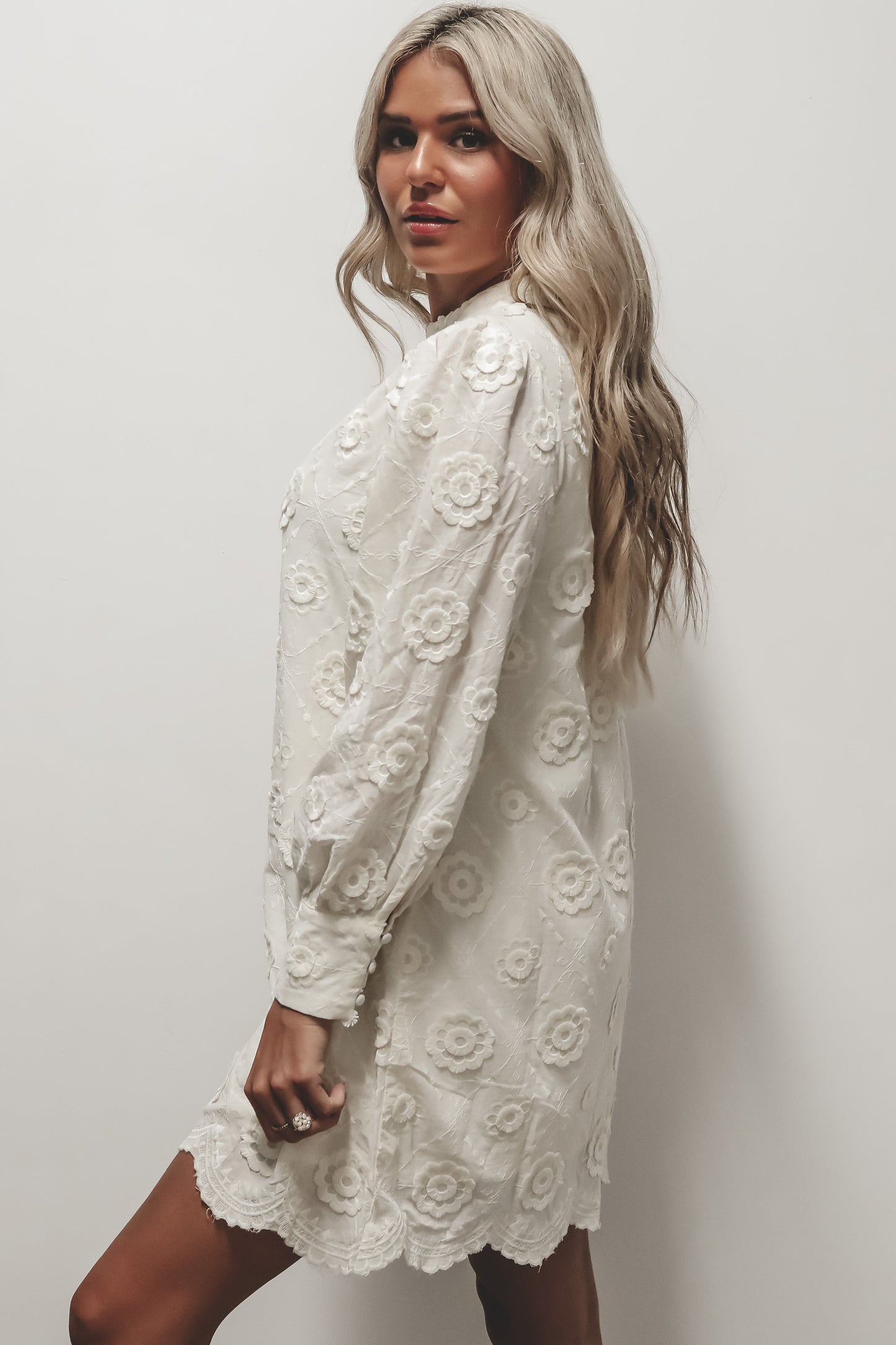 Having A Lovely Afternoon Long Sleeve Dress