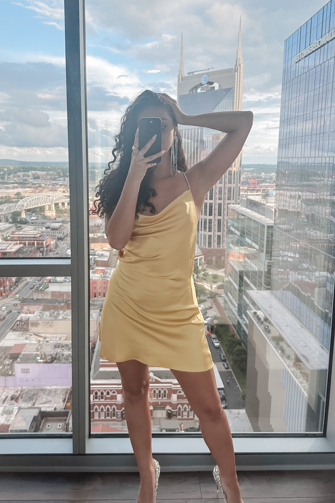 Sassy And I Know It Satin Backless Mini Dress